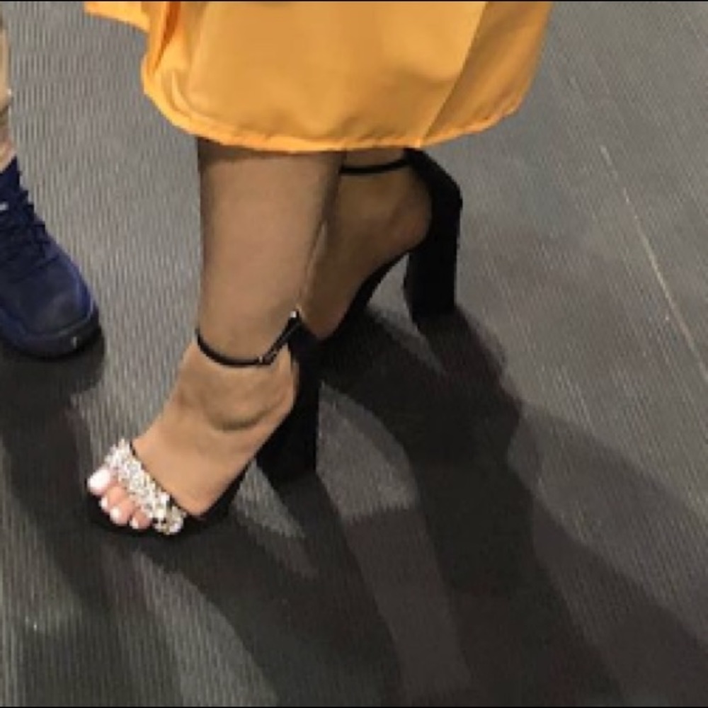 Black heels